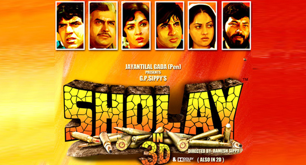 3d conversion sholay movie